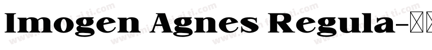 Imogen Agnes Regula字体转换